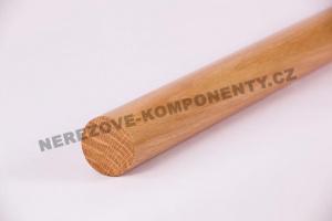Holzhandlauf Eiche rund 45 mm - 2 m