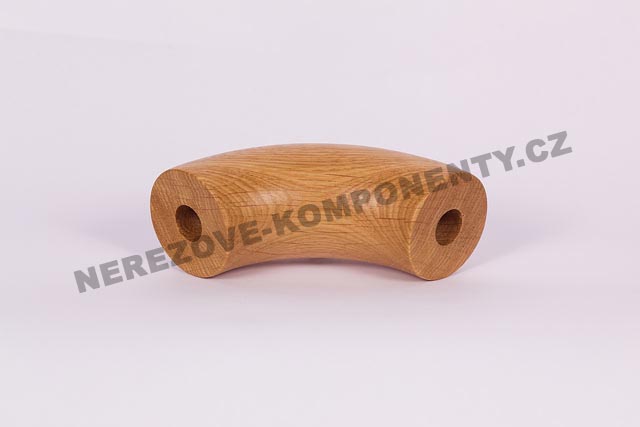 Verbinder des Holzhandlaufs 45 mm 90 Grad - Eiche