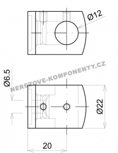 Seilhalter für Spanner 5 mm - seitig HS