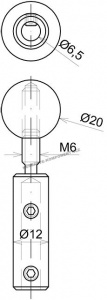 Seilspanner Edelstahl 5 mm - rund